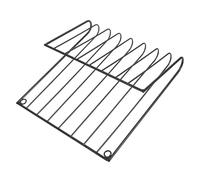 KALLORY Modern Iron Wall Mounted Magazine Holder for Office and Kitchen Sl lack Wall Mount Magazines Holder with Versatile Storage and Multipurpose Display and Installation Components