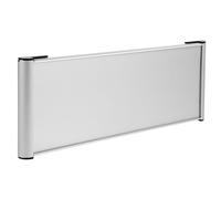 KALLORY Name Plate Door Aluminium Alloy 12X28Cm Double-Sided Office Sign for Cubicle and Room Identification