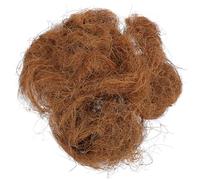 KALLORY Nesting Material Planter Basket Nest Liners Comfortable and Warm 100g Coconut Fiber Bedding Natural Brown for Small Animals and Birds for Hideouts and Upholstery