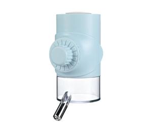 KALLORY No Drip and Pp Resin Material with Stainless Steel Nozzle Hanging Pet Water Dispenser Easy to Change Water Random Color for Small Animals Suitable for Pet Cage and Crate Use