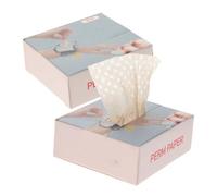 KALLORY Perm Papers 2 Boxes Per Set 400pcs End Wraps Paper Hair Styling Excess Treatment for Home DIY Hair Perming and Professional Salon