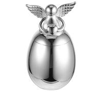 KALLORY Pet Ashes Keepsake Jar Small Stainless Steel Urn for Dogs Cats Secure Memorial Container for Travel and Home Display