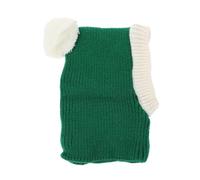 KALLORY Pet Woolen Yarn Hat for Dogs and Cats, Comfortable and Washable Green Hat for Halloween and Christmas Parties, Stylish and Lovely Pet Headwear Accessory