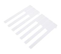 KALLORY Piano Repairing Keytops with Practical Functions 2pcs White Plastic and Creative Design Accessory for Piano Keyboard for Pianists