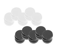 KALLORY Plastic Checkers Chess Pieces Easy to Use Black and White 60pcs with Simple Design for Board Games and Teaching for Game Replacements and Educational Activities