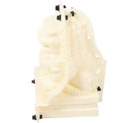 KALLORY Portable and Practical Plastic Concrete Mold for Garden Lovers, Featuring A Roman Column Ball Design and Thickened Lion Statue Pattern, for Community and Street Decoration