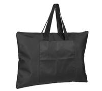 KALLORY Portable Drawing Board Bag for Outdoor Sketching, Black Cloth Material with Wide Opening and Lightweight Design, Artist Carrying Case for A3 and 8k Art Supplies Storage