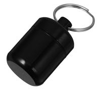 KALLORY Portable Earplug Case with Keychain Lightweight Aluminium Alloy Construction Stylish and Simple Design for Carrying Moldable Ear Plugs and Protecting Them from Tangling and Damage