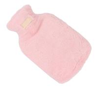 KALLORY Portable Hot Water Bottle 2000ml with Plush Cover and Soft PVC Material Hand Warmer for Travel and Home Use, Unique Lovely Design Ice Pack Heating Pad