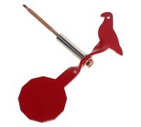 KALLORY Portable Red Bird Design Shooting Training Target Made of Iron with Auto Reset Feature for Outdoor Practice Range and Backyard Shooting Sessions