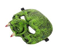 KALLORY Realistic Goblin Monster Cosplay Mask for Adults, Green Pu Material, Comfortable and Easy to Clean, for Carnival Celebrations and Masquerade Balls