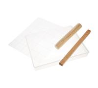 KALLORY Reusable Non-Stick Nougat Baking Mold Set Made of Sturdy Pp Synthetic Material with Square Shape for Baking Nougat and Rolling, for Homemade Candy and Pastry Making