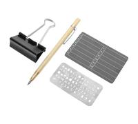 KALLORY Seed Plate Crypto Seed Phrase Storage 8.66x5.12x0.12 Inch Waterproof Corrosion Resistant Stainless Steel for Home and Office Credentials Backup