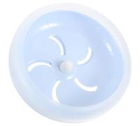KALLORY Silent Mountable on Pet Cages Exercise Wheel Blue for Small Animals Plastic and Daily Exercise Such as Rats and Gerbils for Night Use