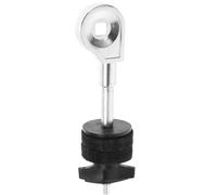 KALLORY Silver Metal Cymbal Stacker Hardware Sturdy Cymbal Stack Parts with Easy Installation and Shock Absorption for Drum Percussion Instrument Accessories Suitable for Stand