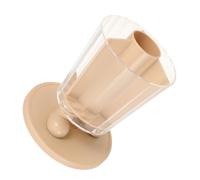 KALLORY Slot 360° Rotating Plastic Cup Pencil Holder for Desk