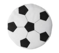 KALLORY Soccer-shape Plush Dog Flying Disc for Pets, Soft and Sturdy Material, Relieves Stress and Improves Emotion, for Throwing and Playing with Pets Indoors and Outdoors