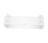 KALLORY Suction Cup for Easy Identification Refrigerator Organizer Rack Acrylic with Dividers and Versatile Use, Suitable for Kitchen Walls and Freezers to Hold Pepper and Drinks