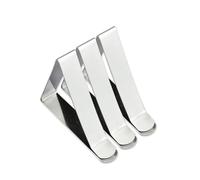 KALLORY Tablecloth Clips Table Cloth Clamps Stainless Steel Triangle 10pcs Adjustable 5cm Wind Resistant Secure Tablecloth in Place for Parties and Restaurants