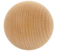 KALLORY Unfinished Wooden Round Ball for DIY Crafts and Home Decoration, Natural Beige Wood Material, Smooth Surface, for Painting and Sticker Decoration Projects