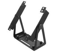 KALLORY Universal 360° Rotatable Cooling Fan Bracket for PC Case Adjustable Black Metal Computer Fan Mounting Tool Compatible with Radiator Cooling Systems and Desktop Chassis