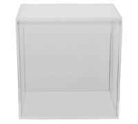 KALLORY Wedding Candy Storage Box Plastic Cube Lid for Favor Boxes Candy Jars and Party Decorations