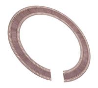 KALLORY Wooden Classical Guitar Soundhole Inlay Cover with Enhanced Structural Stability and Natural Finish, round Brown Rosette Decoration for Acoustic Guitar and Intimate Salon