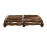 KALLORY Wooden Foot Massage Roller Acupoint Stimulation Deep Tissue Massage Portable Solid Wood Foot Massager Tool Home and Business Trips
