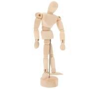 KALLORY Wooden Model Mannequin Portable Drawing Figure and Reference Tool for Artists with Flexible Joints and Posable Limbs for Painters, and House Decoration