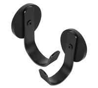 KALLORY Wreath Hanging Hooks with No Drill Installation 2pcs Heavy Duty Iron and Construction Space-Saving Solution for Front Door for Everyday Essentials and Wreaths