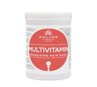 Kallos Cosmetics Multivitamin Energising Hair Mask, Hydrating, 1L