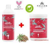 KALLOS PRO TOX PROFESSIONAL HAIR MASK, SHAMPOO WITH KERATIN & COLLAGEN