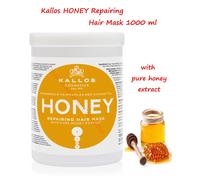 Kallos Honey Repairing Hair Mask with Pure Honey Extract 1000ml