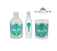 Kallos 14 in 1 Keratin Treatment Spray, WHITE, 200ml plastic bottle