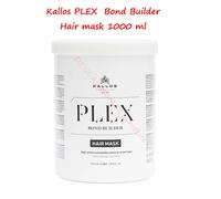 Kallos Plex Bond Builder Hair Mask with Plant Protein and Peptide Complex 1000 ml - 33.81 Fl Oz