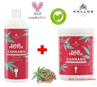 KALLOS PRO TOX PROFESSIONAL HAIR MASK, SHAMPOO WITH KERATIN & COLLAGEN