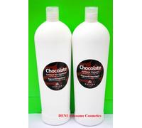 KALLOS PROFESSIONAL CHOCOLATE REPAIR HAIR MASK,SHAMPOO,CONDITIONER