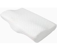 Kally Orthopedic Butterfly-Shaped Memory Foam Neck Pain Pillow for Head & Cervical Support - White