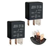 Kalmaegee 2 Pcs 12V 30A Relay 5 Pin Automotive SPDT Car Relay Multi-Purpose Heavy Duty for Motorcycle Truck Van Boat