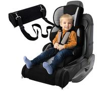 kalnweis Car Seat Foot Rest,Car Seat Foot Rest for Kids-Booster Seat Foot Rest-Convenient Car Accessories for Kids - Supportive Car Seat Pillow for Toddlers - Long Adjustable Strap (Black)