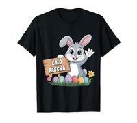 Kalo Pascha Gr aster Orthodox Easter Greek Rabbit T-Shirt