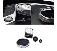 Kalokairi Car Paddle Shifter Gear Shift Knob with Engine Start and Volume Control Button Compatible with BMW 2 F44/F45/F46, 3 G20/G21, 4 G22/G23/G26, i3 i01, i4, ix3 G01 Silver Black