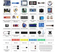 Kalokairi R3 Super Starter Kit for RFID for SG90 for Arduino for Jumper Learning Comprehensive Electronics Components and Modules(UNO-1)