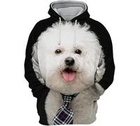 KaloKLU Hoodie Unisex Male Female Star Flag National Animal Dog Personality 3D Print Man Fashion Leisure Hat Clothing Sport Jacket Tops, Nntyg194, XXL