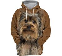 KaloKLU Hoodie Unisex Male Female Star Flag National Animal Dog Personality 3D Print Man Fashion Leisure Hat Clothing Sport Jacket Tops, Nntyg192, XL