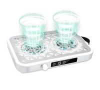 Kalolary 1600PA Nail Dust Collector,10 Speeds Portable Nail Dust Extractor with 30 Pcs Disposable Filters, Modern,Professional Lightweight Dust Collector for Polishing at Salon & Home