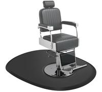 Kalolary 4 ft. x 5 ft. Arc Anti Fatigue Barber Shop Chair Mat