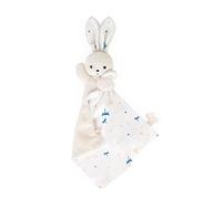 Kaloo Rabbit Comfort Blanket - White with Blue