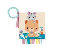 Kaloo - Choo - Babies’ Fabric Activity Book - Choo at Home - Sensory Awakening - Ultra-Soft Material - 5.5" x 5.5" / 14 x 14 cm - From Birth Onwards - K971801