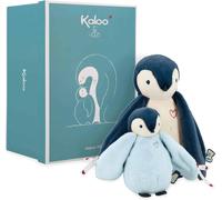 Kaloo - Complices - Pair of Cuddly Penguin Plushes - Blue - 15 cm and 25 cm - Soft Toy for 0 Months +, K212000